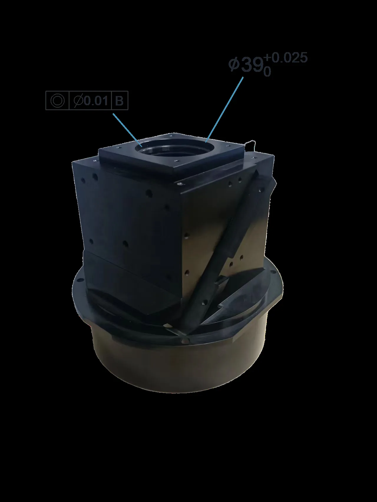 Precision optical housing